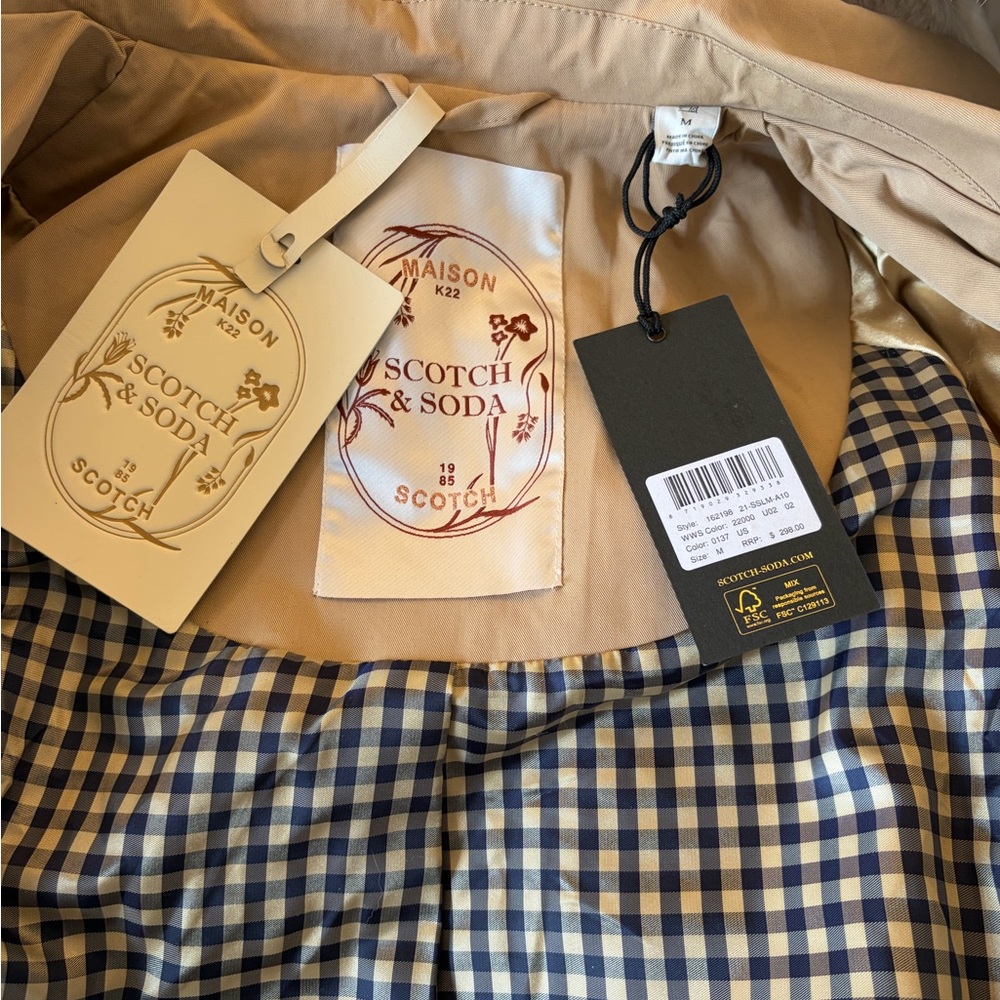 Scotch & Soda Classic Trench Coat - Picture 2 of 3